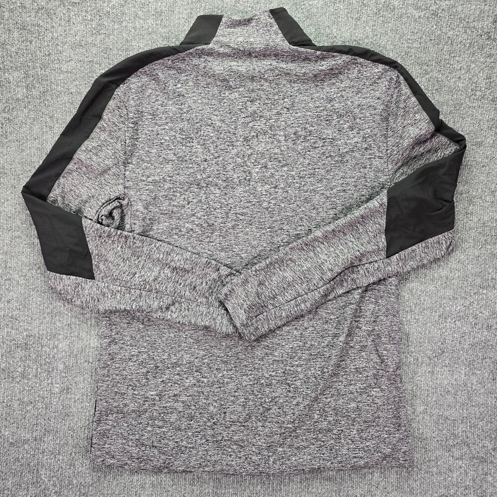 Lululemon Surge Shield 1/2 Zip Pullover Mens Large Black Gray Performance - Picture 6 of 6